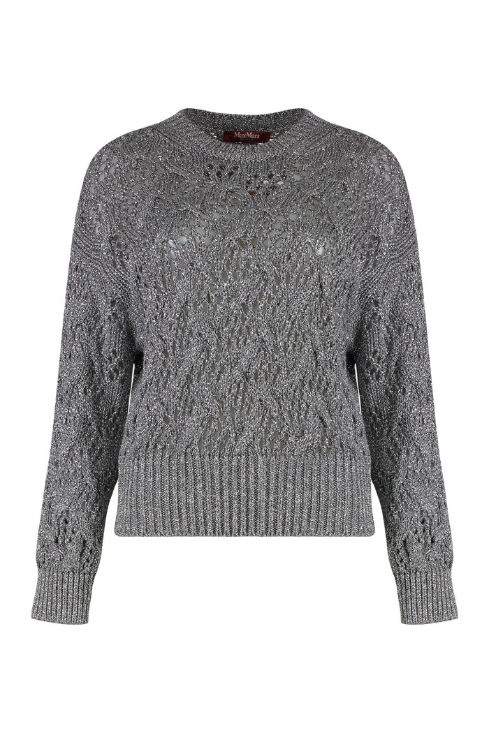 Max Mara Studio Pilade Lurex Knit Sweater