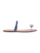 Pedro Garcia Pedro García Pipa Pavé Cabochon Denim Sandals