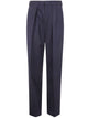 Tom Ford Solid Satin Stripe Double Pleat Pants