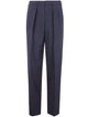 Tom Ford Wool Cashmere Silk Reps Double Pleat Pants