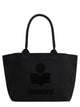 Isabel Marant Black Cotton Handbag