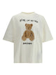 Palm Angels Off-White Teddy Bear Print T-Shirt