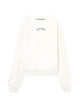 Palm Angels Back Curved Logo Loose Crew