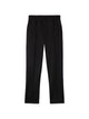 Palm Angels Black Curved Logo Print Trousers