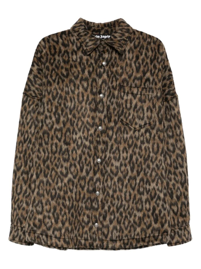 Palm Angels "Classic Logo Animalier" Overshirt