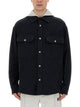Palm Angels Shirt-Jacket With Monogram