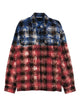 Palm Angels "B Curved Logo Check" Long Sleeves Shirt