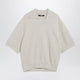 Jacquemus Light Beige Polo In Cotton And Silk