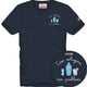 Mc2 Saint Barth Navy Blue Cotton Tee Shirt