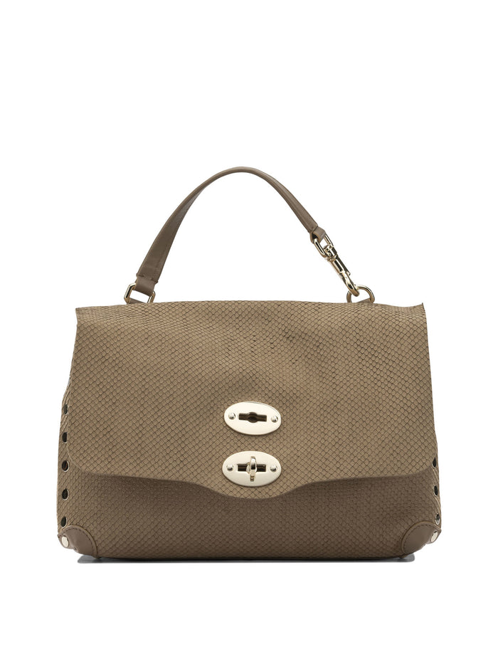 Zanellato Beige Suede Handbag