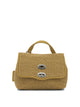 Zanellato Yellow Polyester Bovine Leather Handbag