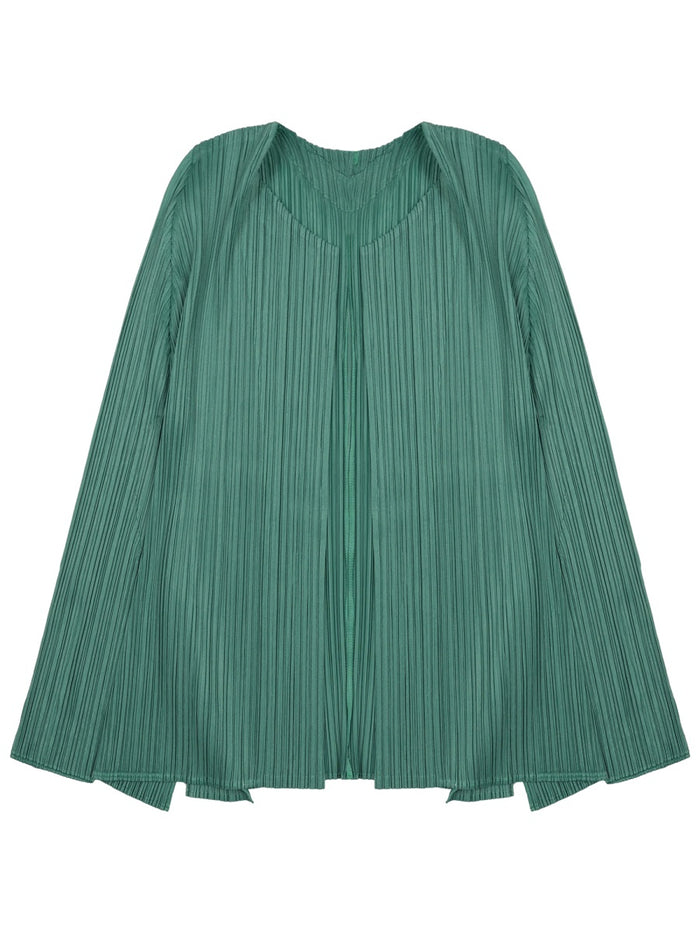 Pleats Please By Issey Miyake Cardigan Plissettato