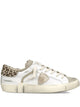 Philippe Model Paris Patterned White Leather Sneakers