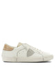 Philippe Model Paris White Leather Rubber Sneakers