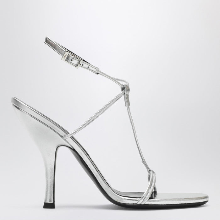 Jude Mixer Sandal In Silver Leather