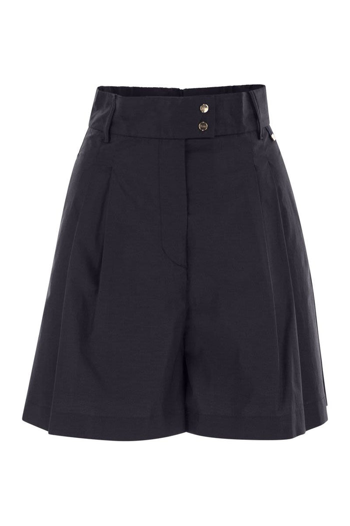 Herno Stretch Cotton Bermuda Shorts