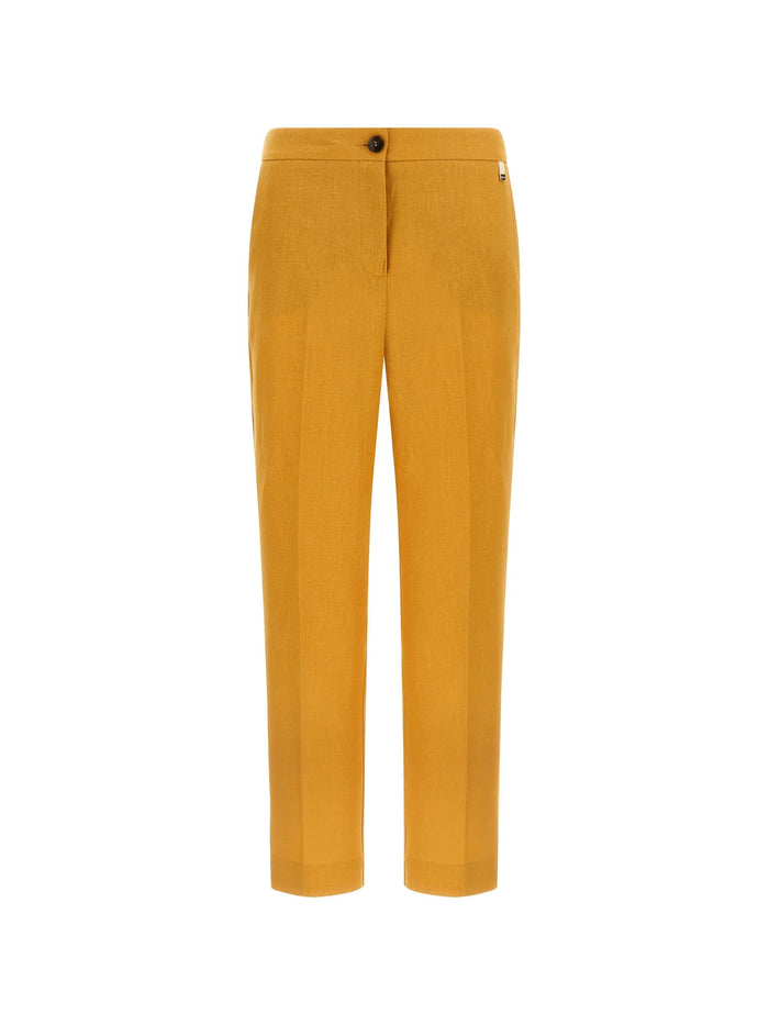 Herno Flax Linen Cotton Pants