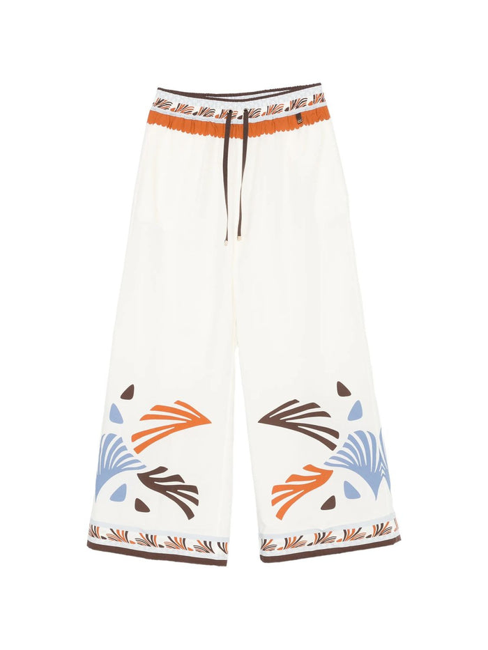 Herno Multicolor Cotton Trousers