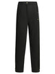 Herno Cotton Feel Black Polyester Casual Pants