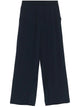 Seventy Crepe Mixed Silk Trousers