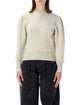 Isabel Marant Etoile Marant Étoile Kelaya Wool-Blend Puff-Sleeve Sweater