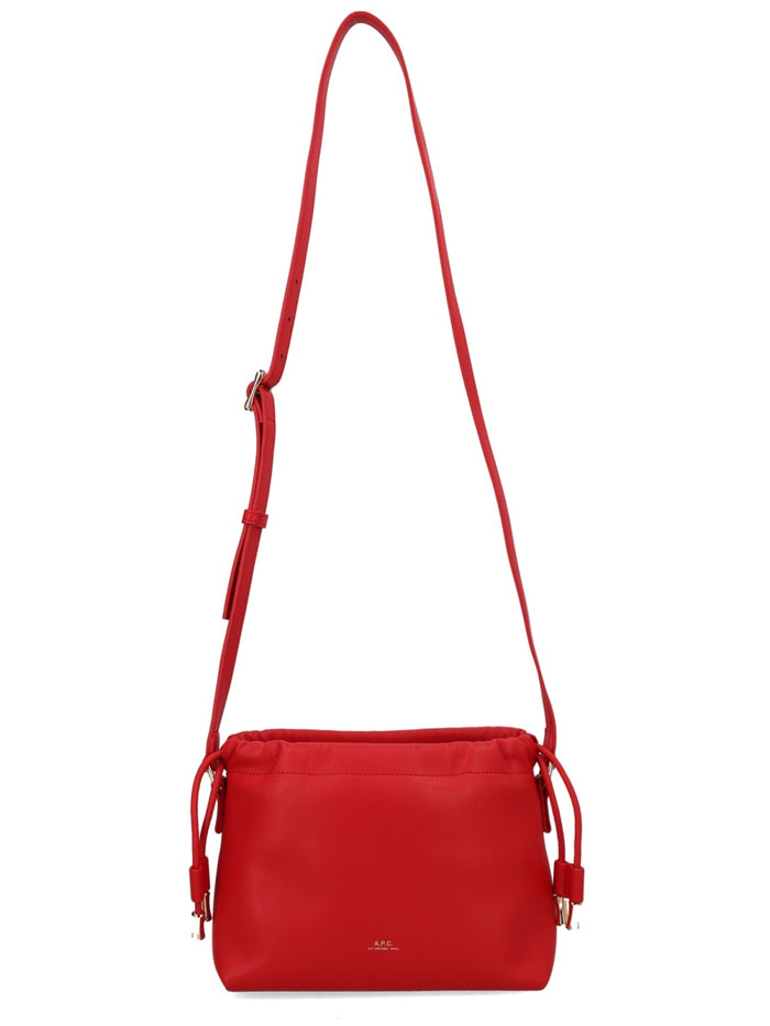 A.p.c. Red Polyurethane Crossbody Bag