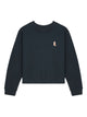 Maison Kitsuné Lady Fox Cotton Cropped Sweatshirt