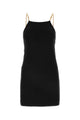 Palm Angels Black Jersey Mini Dress