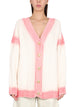 Palm Angels Patent Leather Effect Palm Cardigan