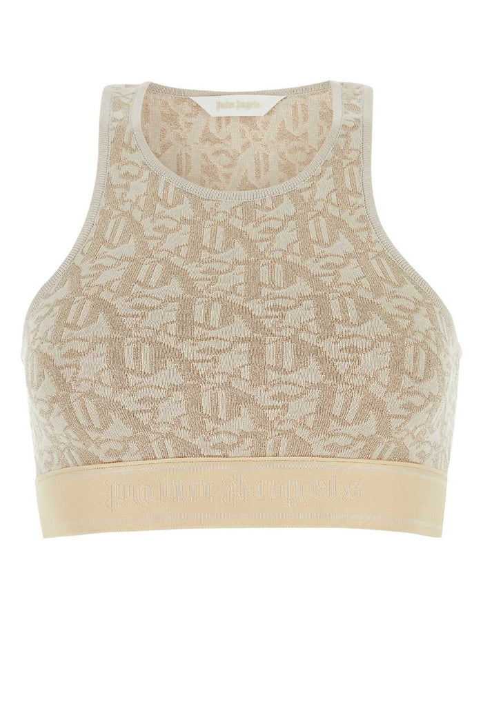 Palm Angels Embroidered Viscose Blend Top
