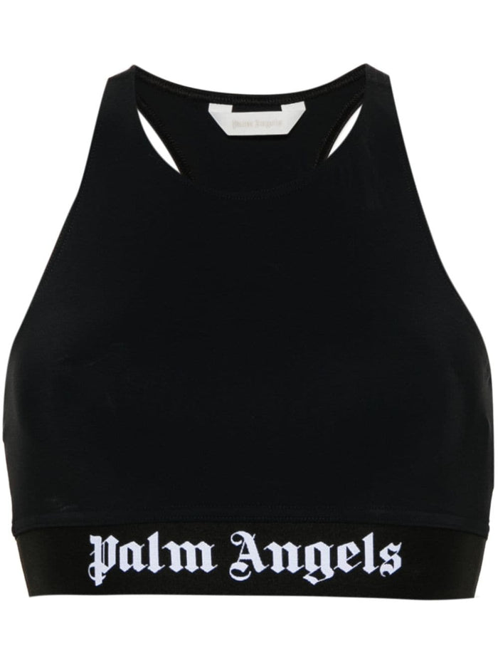 Palm Angels Technical Fabric Crop Top