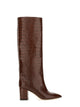Paris Texas Brown Leather Boots