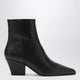 Paris Texas Jane Ankle Boots In Black Calfskin Leather