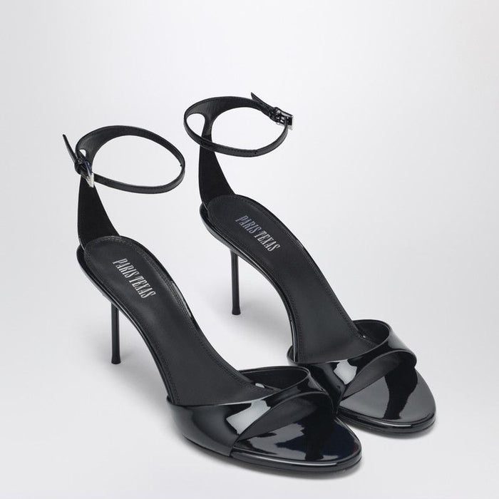 Paris Texas Lidia Black Patent Leather Sandal