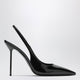 Paris Texas Lidia Slingback Pumps In Black Patent Leather