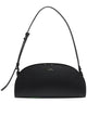 A.p.c. Black Demi-Lune Shoulder Bag