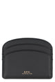 A.p.c. Black Leather Card Holder