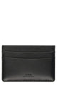 A.p.c. Black Leather Card Holder