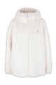 Prada Bianco Recycled Polyamide Giubbotto