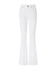 Jacob Cohen Flared Jeans In White Denim