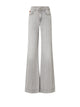 Jacob Cohen Wide Leg Jeans In Gray Denim