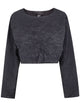 Maria Calderara Crinkled Opaque Taffeta Sweater