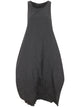 Maria Calderara Marionetta Crinkled Opaque Taffeta Long Dress