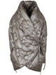 Maria Calderara Padded Wrap Choc Oversized Fluffy Hug