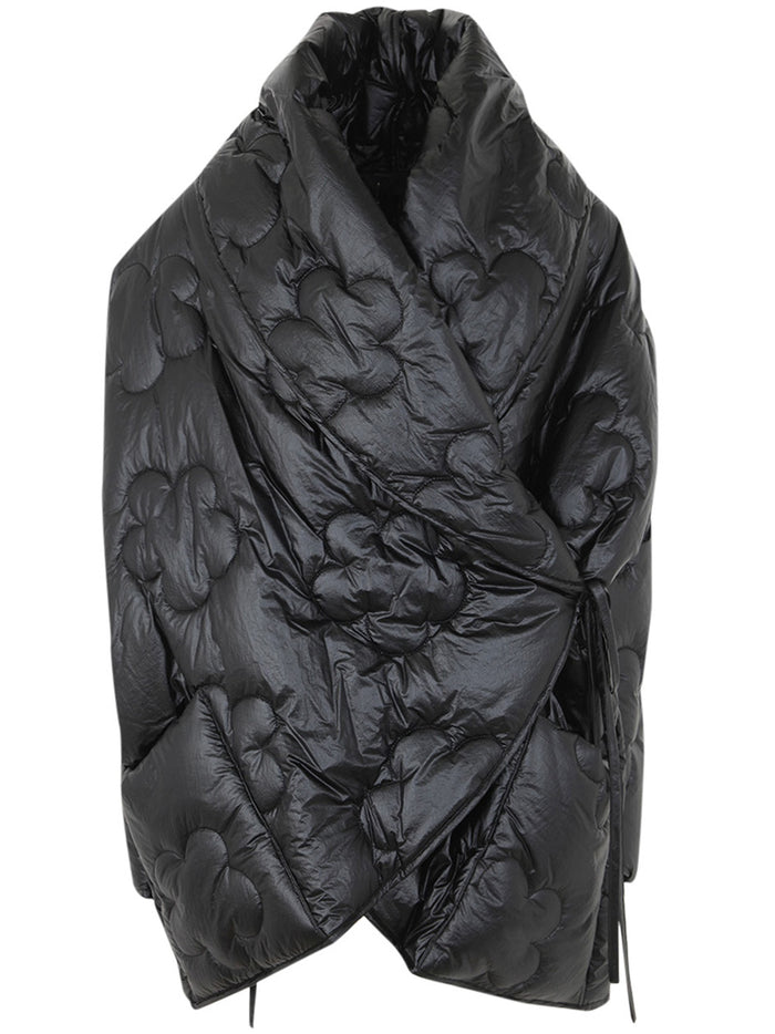 Maria Calderara Padded Wrap Choc Oversized Fluffy Hug