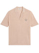 Maison Kitsuné Linen Cotton Short Sleeve Polo