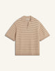 Maison Kitsuné Basket Weave Knitted Polo