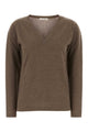 The Row Brown Cashmere Poesis Sweater