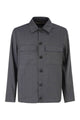 Peserico Lightweight Linen And Wool Blend Jacket With Patch Pockets