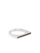 Tom Wood Sleek Ring Top Black Spinel